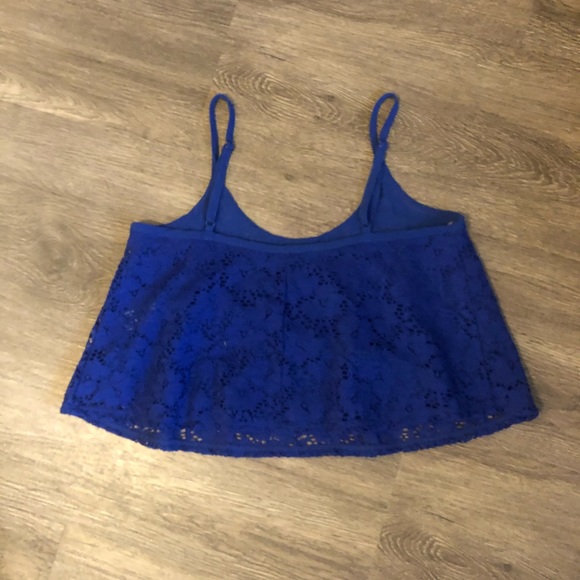 Crop Top | Blue | Size Small - Picture 2 of 3
